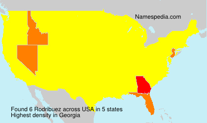 Surname Rodribuez in USA Surname Rodribuez in USA