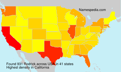 Surname Rodrick in USA Surname Rodrick in USA