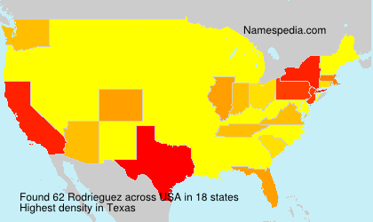 Surname Rodrieguez in USA Surname Rodrieguez in USA