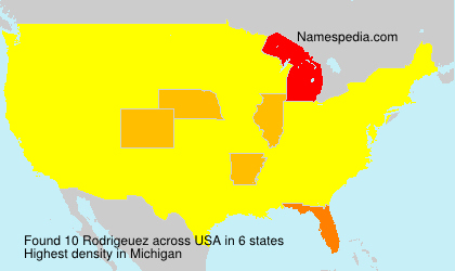 Surname Rodrigeuez in USA Surname Rodrigeuez in USA