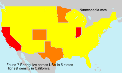 Surname Rodriguize in USA Surname Rodriguize in USA