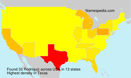 Surname Rodriquiz in USA Surname Rodriquiz in USA
