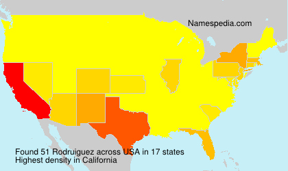 Surname Rodruiguez in USA Surname Rodruiguez in USA