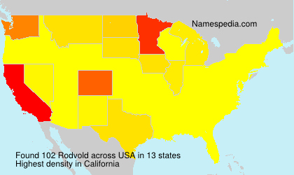Surname Rodvold in USA Surname Rodvold in USA