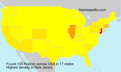 Surname Rodzen in USA Surname Rodzen in USA