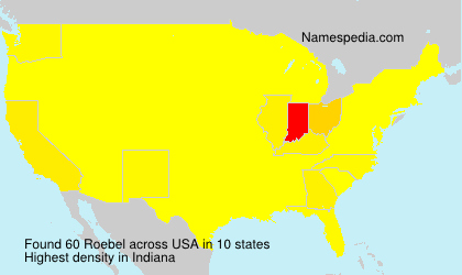 Surname Roebel in USA