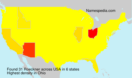 Surname Roeckner in USA Surname Roeckner in USA