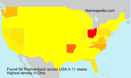 Surname Roehrenbeck in USA Surname Roehrenbeck in USA