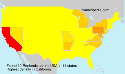 Surname Roelands in USA Surname Roelands in USA
