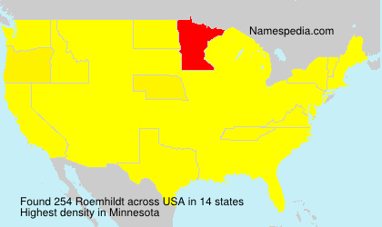 Surname Roemhildt in USA Surname Roemhildt in USA