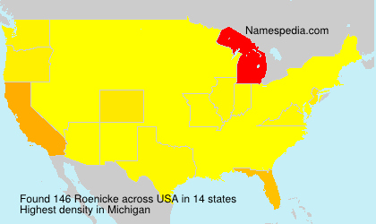 Surname Roenicke in USA Surname Roenicke in USA
