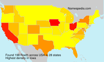 Surname Roeth in USA Surname Roeth in USA