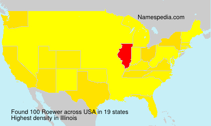 Surname Roewer in USA Surname Roewer in USA