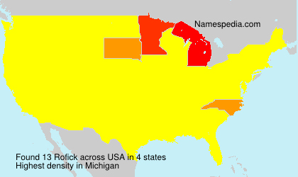 Surname Rofick in USA Surname Rofick in USA