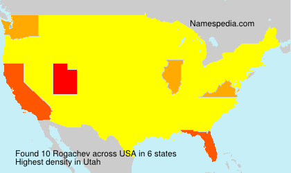 Surname Rogachev in USA Surname Rogachev in USA