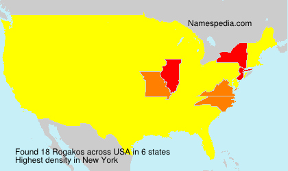 Surname Rogakos in USA Surname Rogakos in USA
