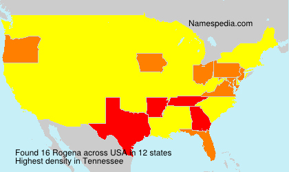 Surname Rogena in USA Surname Rogena in USA