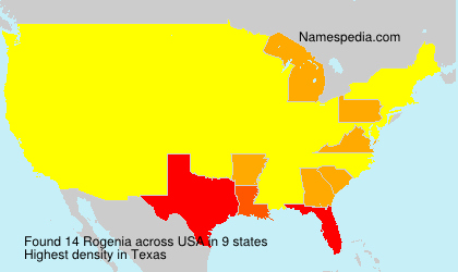 Surname Rogenia in USA Surname Rogenia in USA