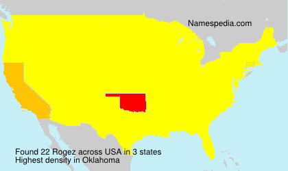 Surname Rogez in USA Surname Rogez in USA