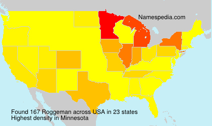 Surname Roggeman in USA Surname Roggeman in USA