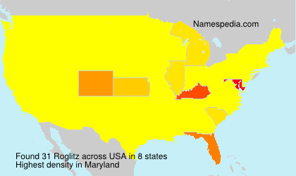 Surname Roglitz in USA Surname Roglitz in USA