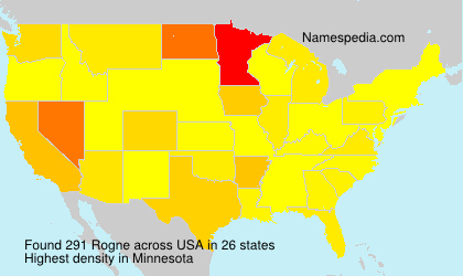 Surname Rogne in USA Surname Rogne in USA