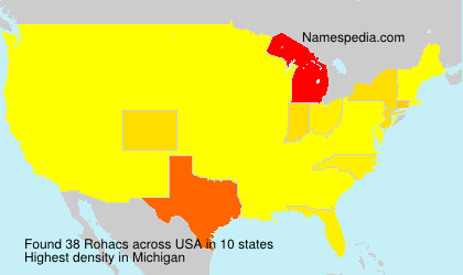 Surname Rohacs in USA Surname Rohacs in USA