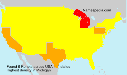 Surname Rohela in USA Surname Rohela in USA