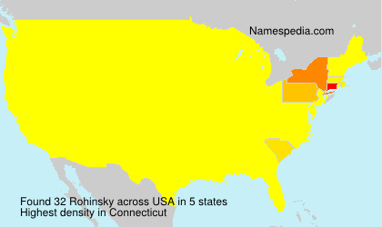 Surname Rohinsky in USA Surname Rohinsky in USA