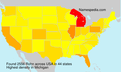 Surname Rohn in USA Surname Rohn in USA