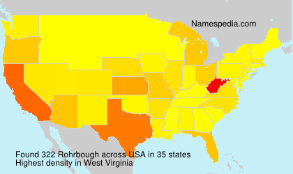 Surname Rohrbough in USA Surname Rohrbough in USA