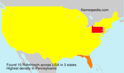 Surname Rohrhirsch in USA Surname Rohrhirsch in USA