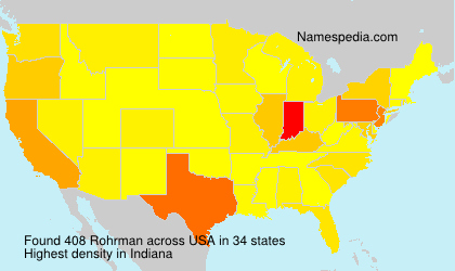 Surname Rohrman in USA Surname Rohrman in USA