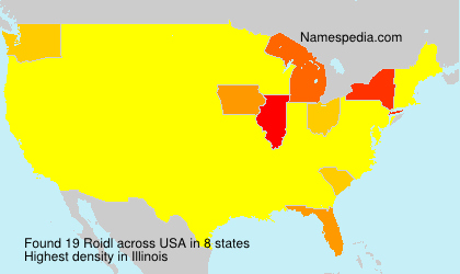 Surname Roidl in USA