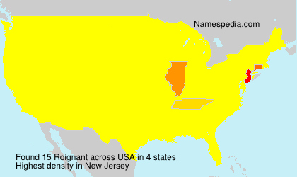 Surname Roignant in USA Surname Roignant in USA