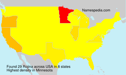 Surname Rojina in USA Surname Rojina in USA
