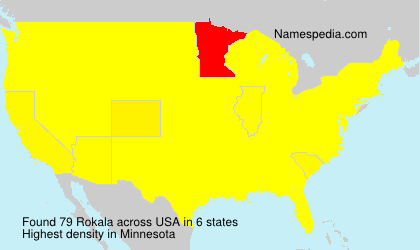 Surname Rokala in USA Surname Rokala in USA