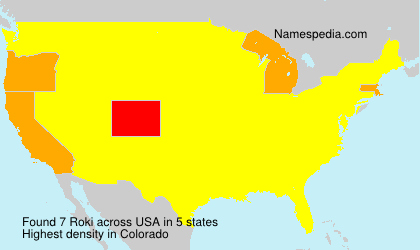 Surname Roki in USA Surname Roki in USA