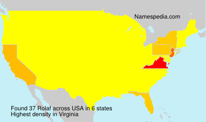 Surname Rolaf in USA Surname Rolaf in USA