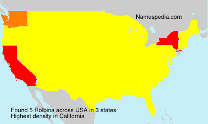 Surname Rolbina in USA Surname Rolbina in USA