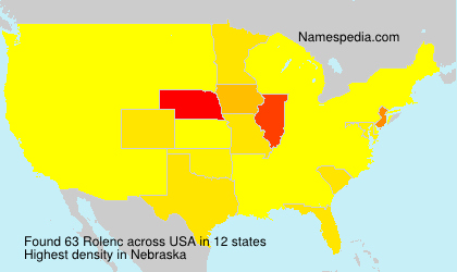 Surname Rolenc in USA