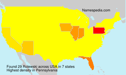 Surname Rolewski in USA Surname Rolewski in USA