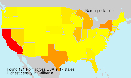 Surname Rolff in USA Surname Rolff in USA