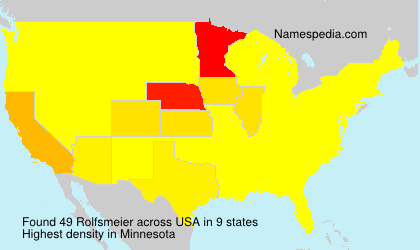 Surname Rolfsmeier in USA Surname Rolfsmeier in USA
