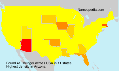 Surname Rolinger in USA Surname Rolinger in USA