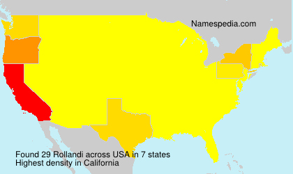 Surname Rollandi in USA Surname Rollandi in USA