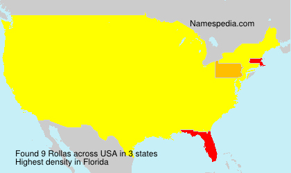 Surname Rollas in USA Surname Rollas in USA