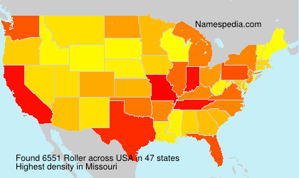 Surname Roller in USA Surname Roller in USA