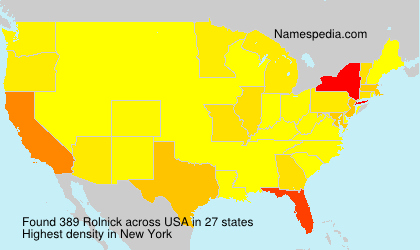Surname Rolnick in USA Surname Rolnick in USA