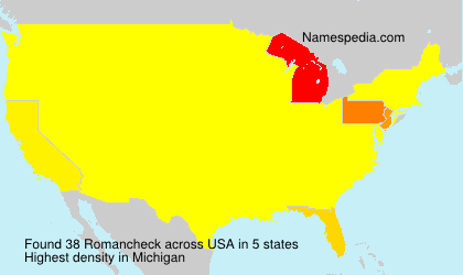Surname Romancheck in USA Surname Romancheck in USA